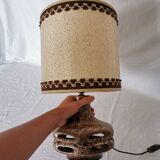 Openwork ceramic lamp, Stein Keramik, Germany, space age, 1960.