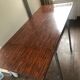 Table en formica avec sa chaise et son tabouret imitation palissandre