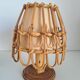 Pair of vintage bamboo lamps