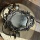 Rare pair of mirror sconces with putti. Napoleon III / Art Nouveau ~