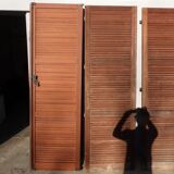 wooden shutters 3 leaves width 210 cm height 228 cm