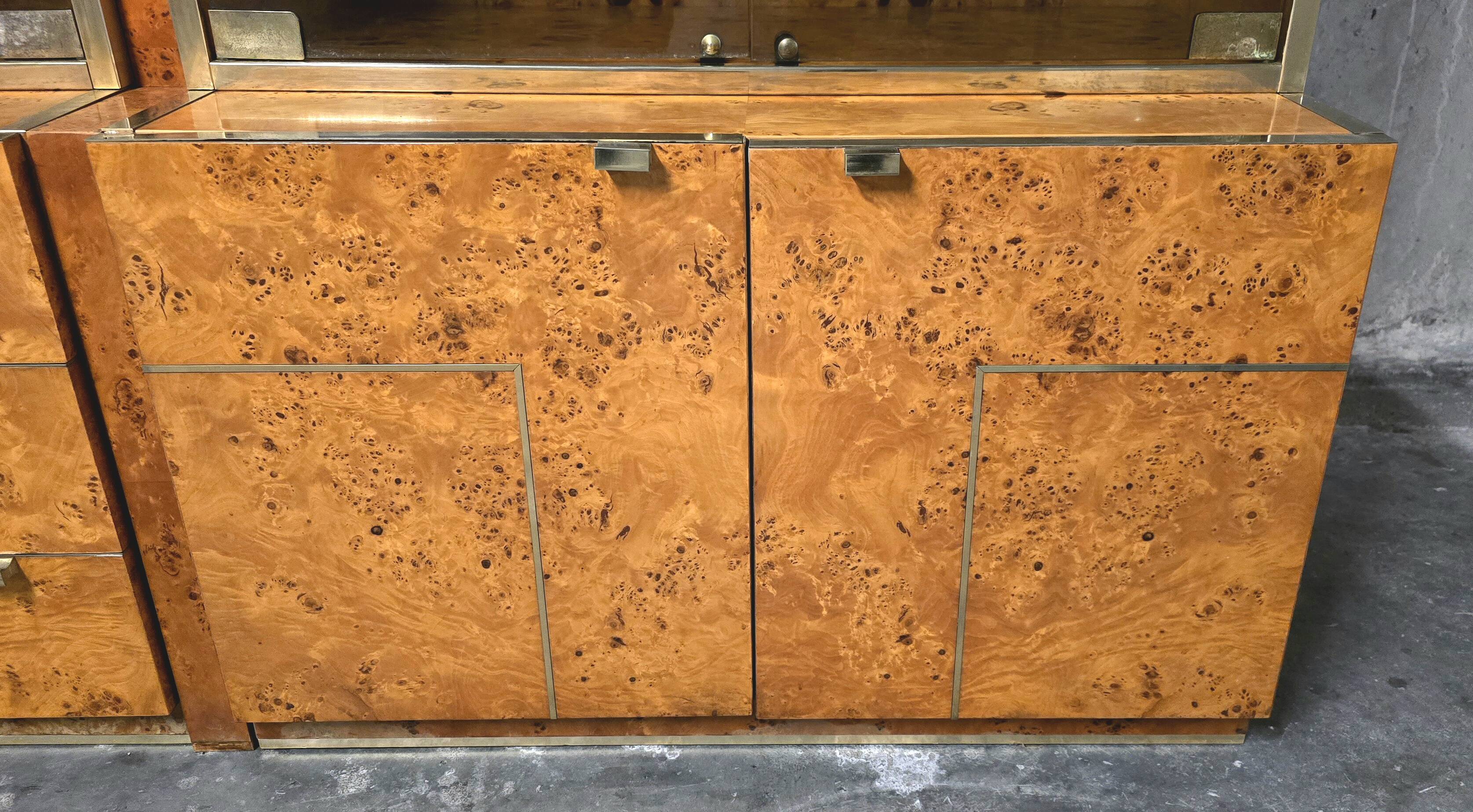 Display cabinet set designed by Jean-Claude Mahey for Roche Bobois 1970