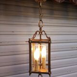 Bronze lantern Louis XVI style in WORKING ORDER - 2 COPIES AVAILABLE