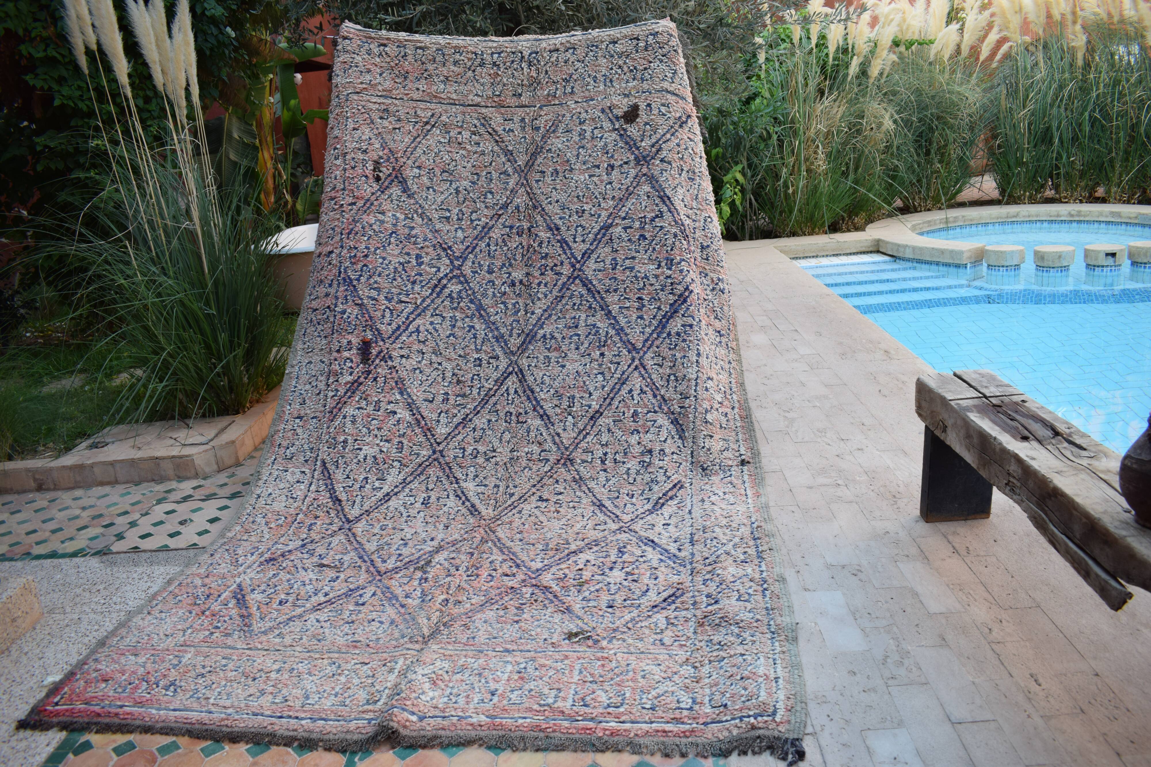 Vintage Moroccan Berber rug