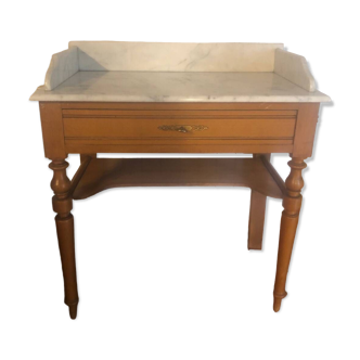 Marble dressing table and drawer