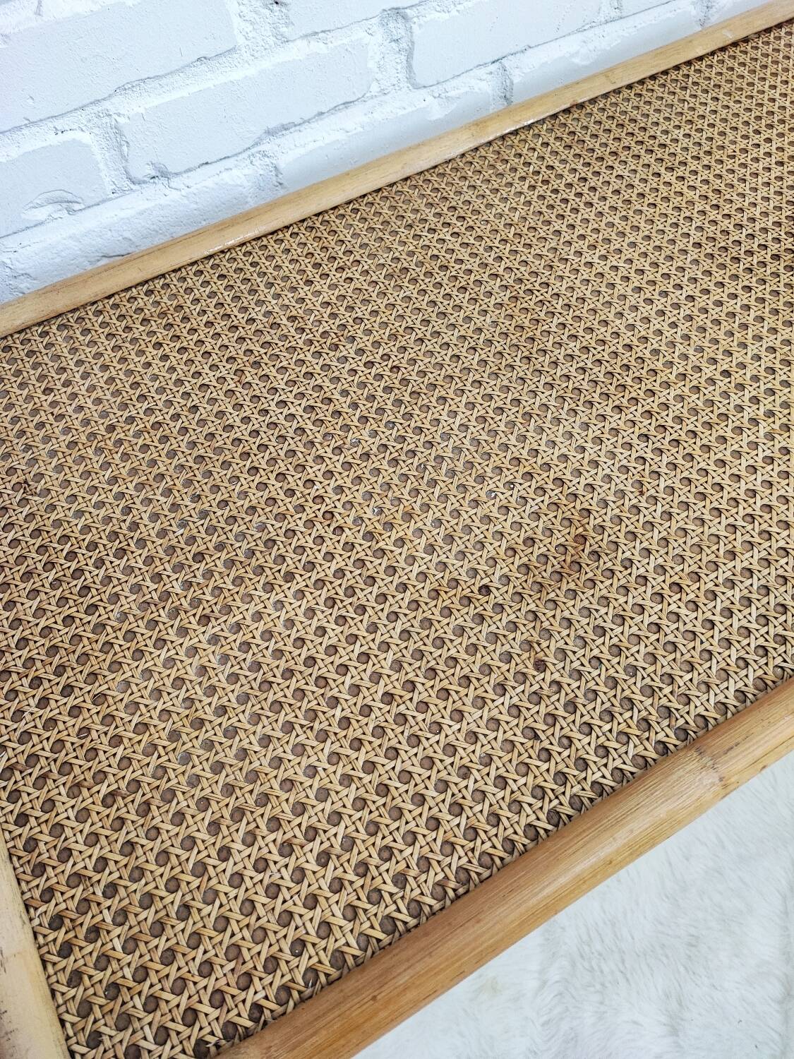 Rattan coffee table