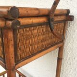 Portable bamboo worker furniture