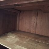 Old bathroom cabinet with marble