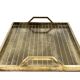 Hollywood regency brass tray, Italy 1970s