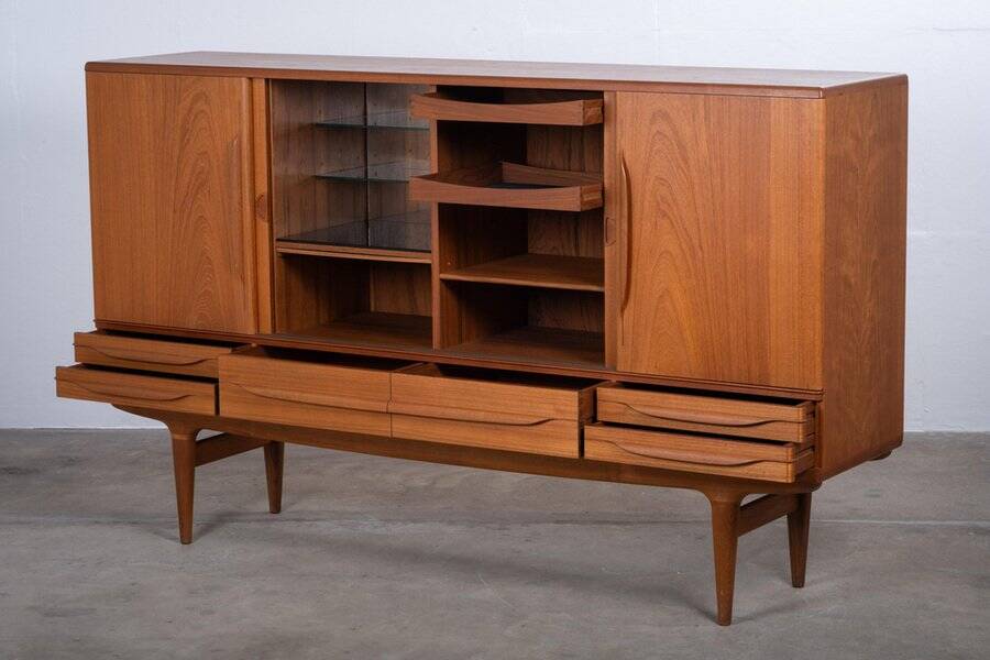 UM14 Sideboard attributed to Johannes Andersen for Uldum Møbelfabrik, Denmark, 1960s