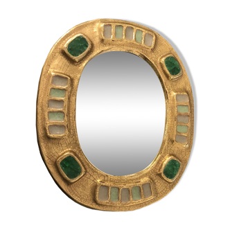 Lembo ceramic mirror 25x28cm