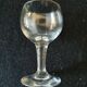 6 glass glass with glass feet