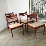 Set de 4 chaises scandinaves
