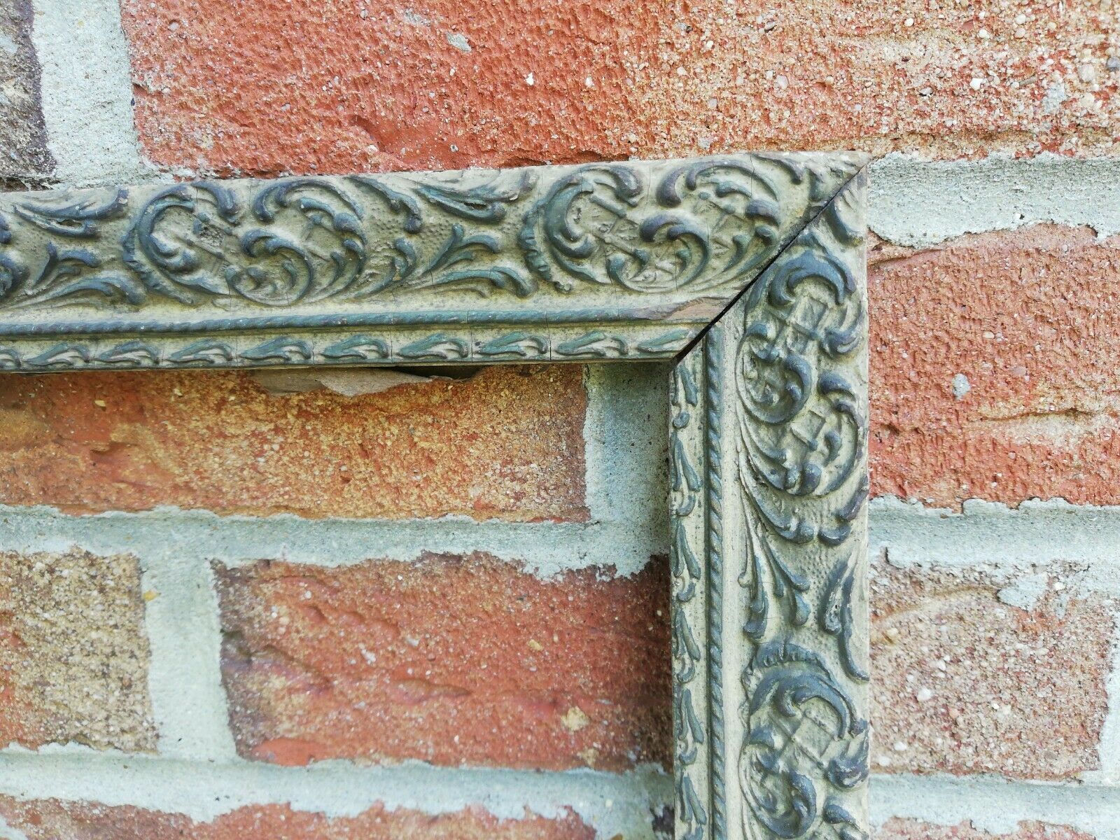 Old wooden and plaster frame