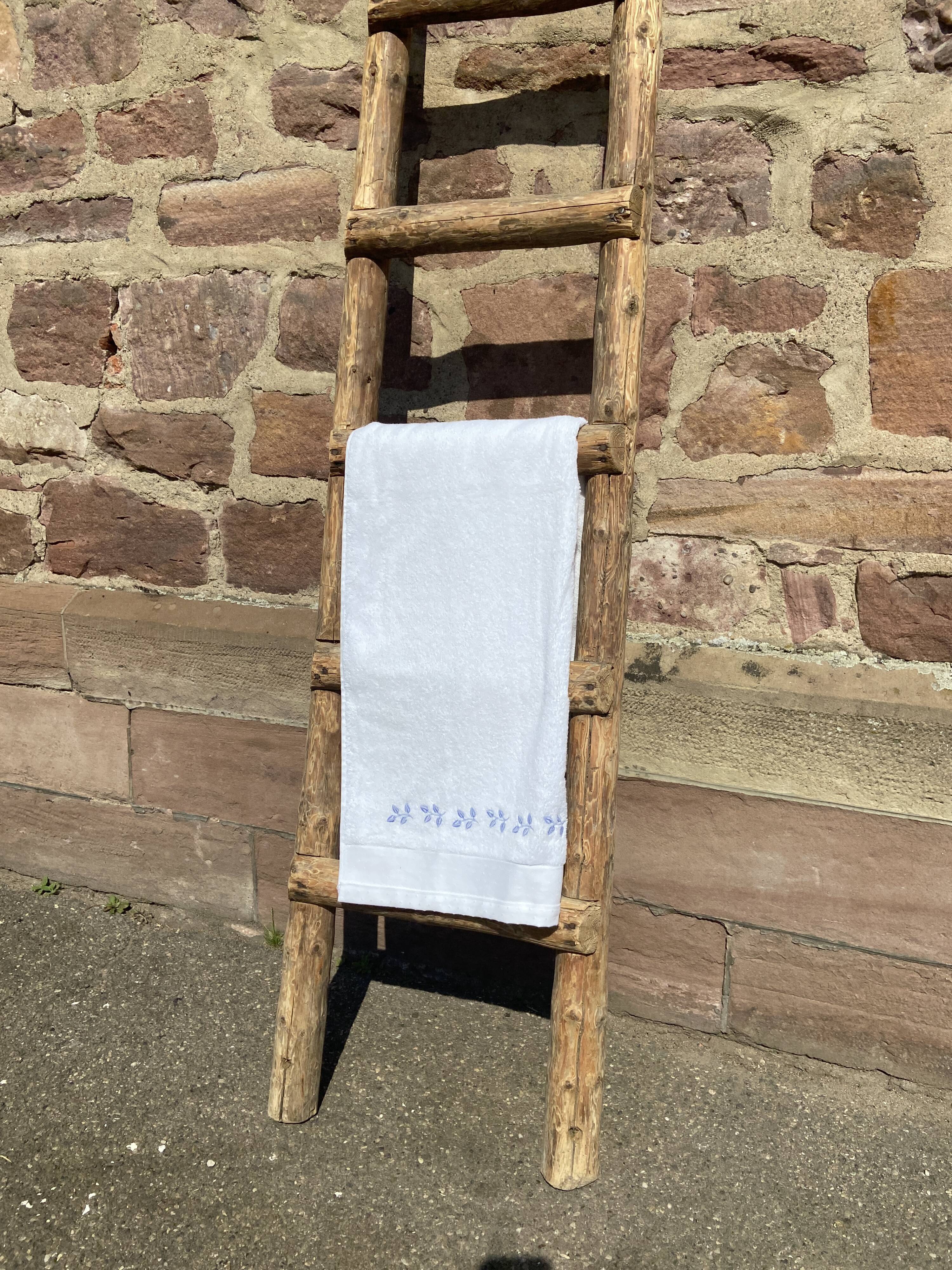 Vintage 1900s towel rack ladder