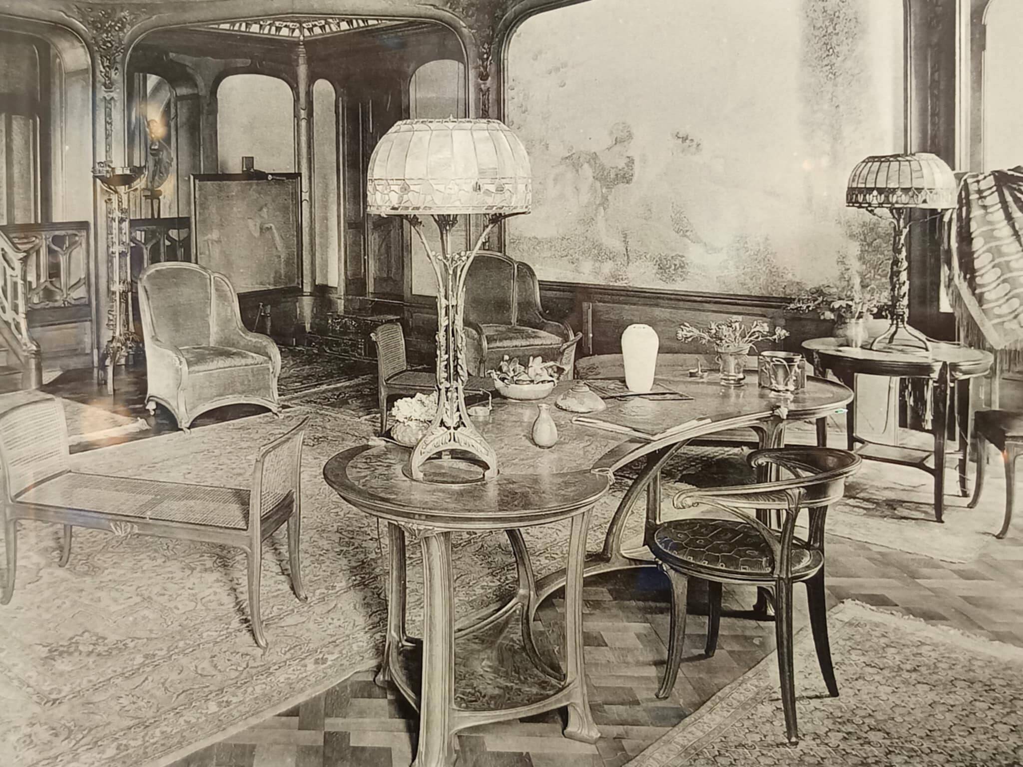 Art Nouveau illustration frames, 1910