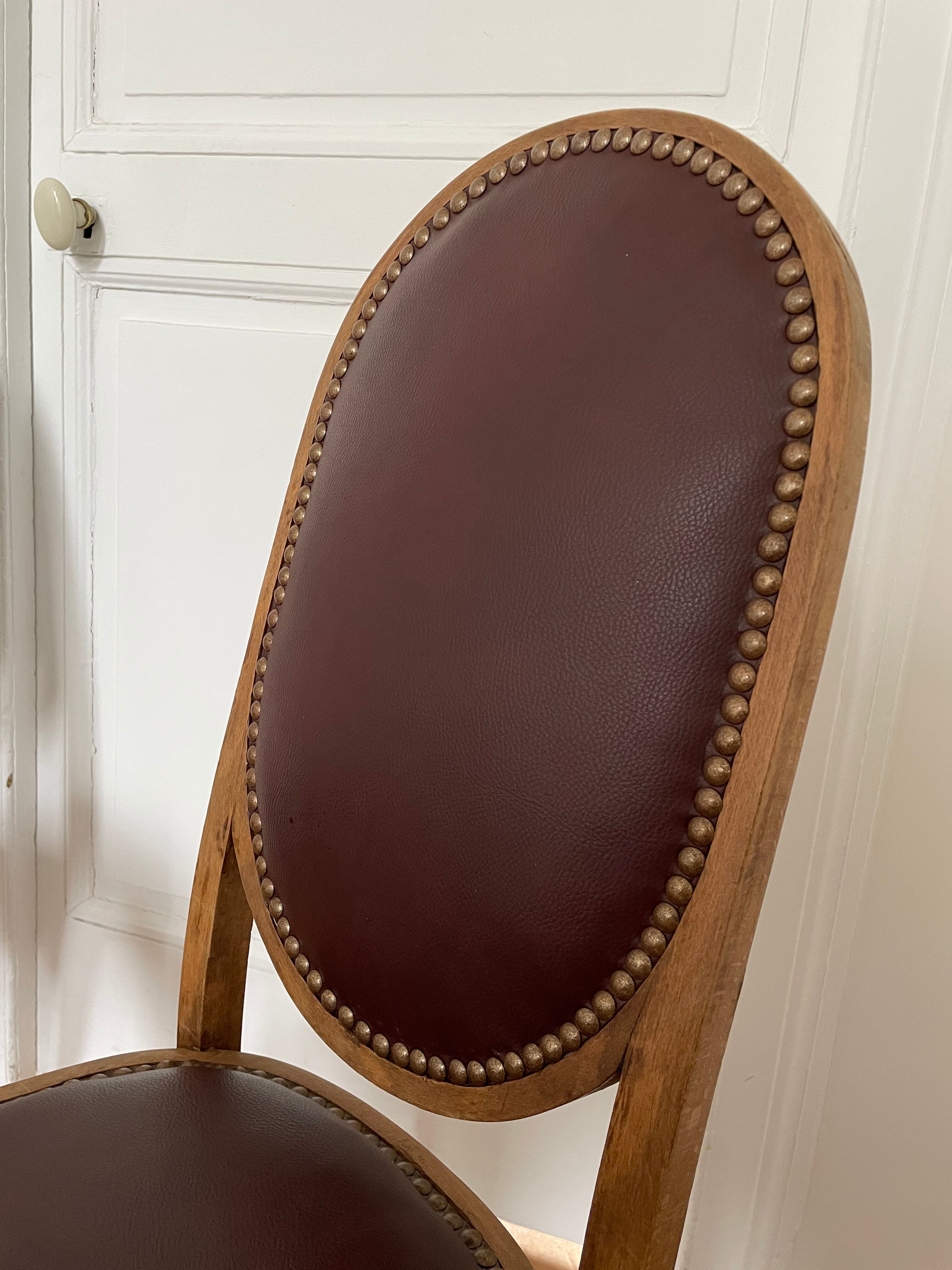 Lot de 2 chaises de bistrot Baumann anciennes