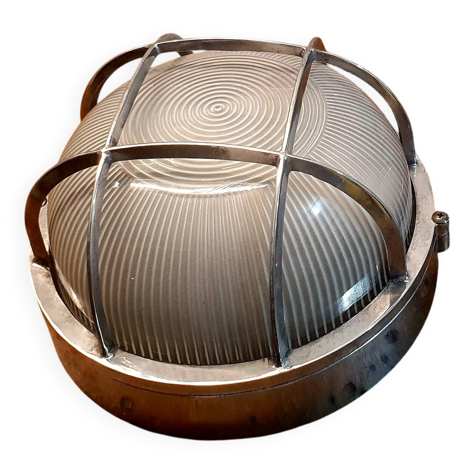 Hublot industrial wall light 1970