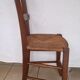 Series of 4 straw chairs