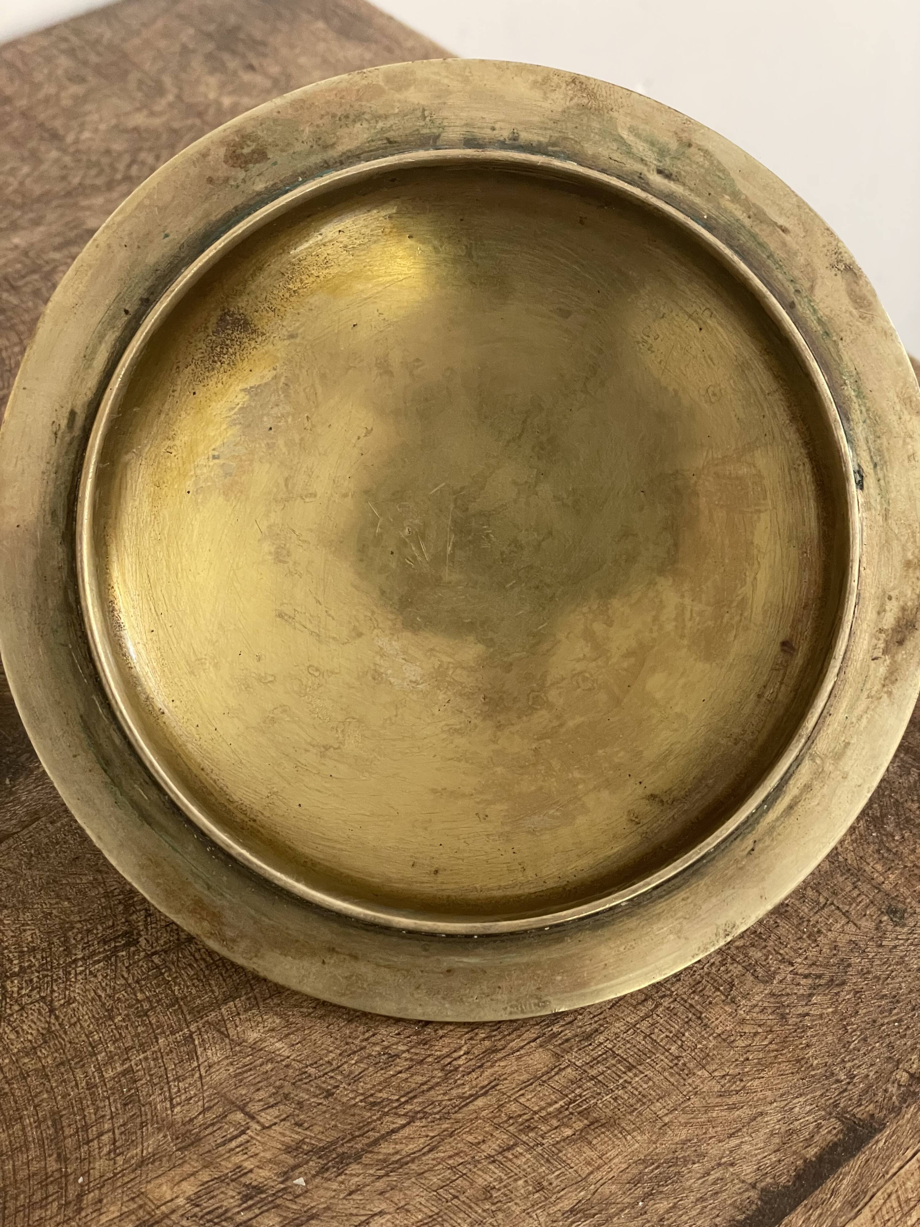 Bronze and ceramic pot Max le Verrier