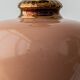 Pair of Salmon Pink Ceramic Table Lamps by Louis Drimmer, New Lampshades