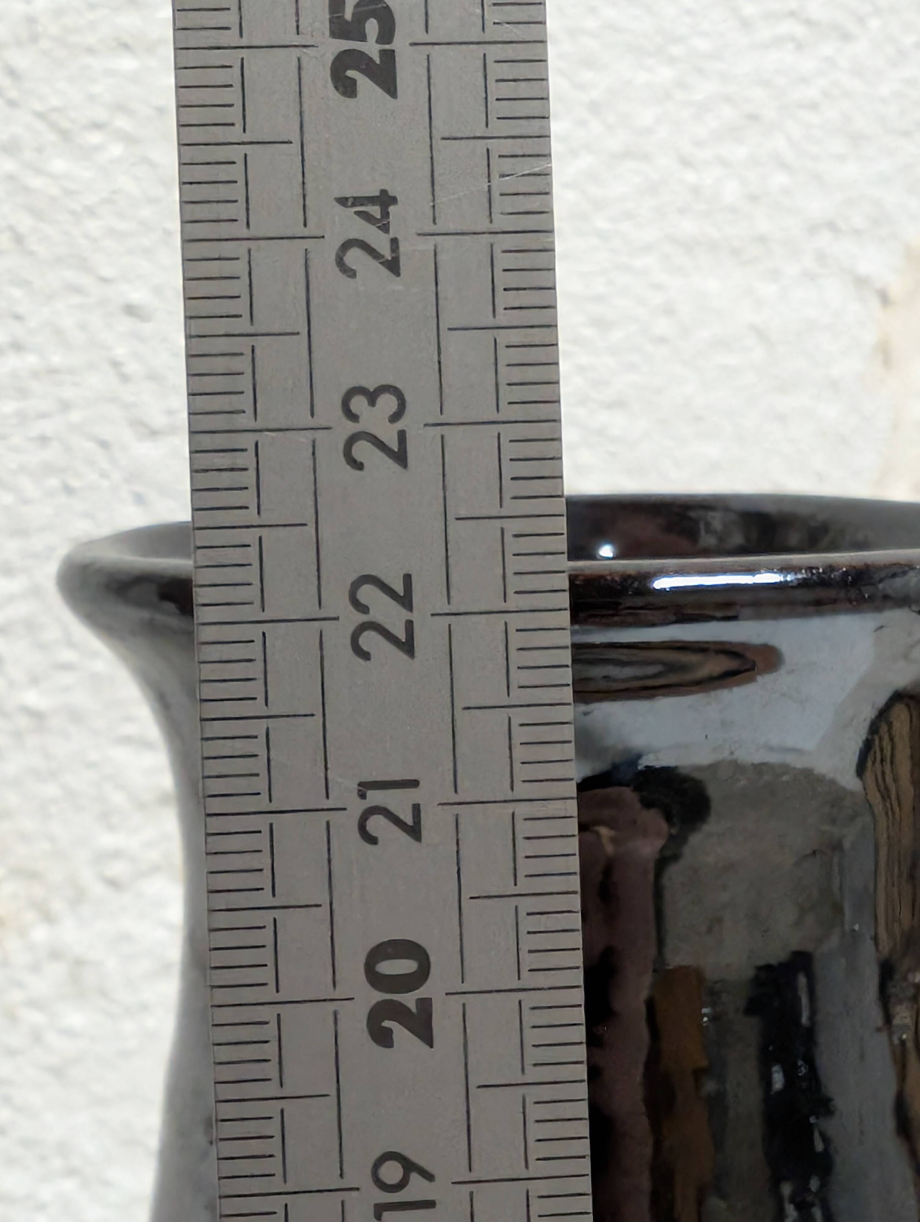 Vintage glazed stoneware vase