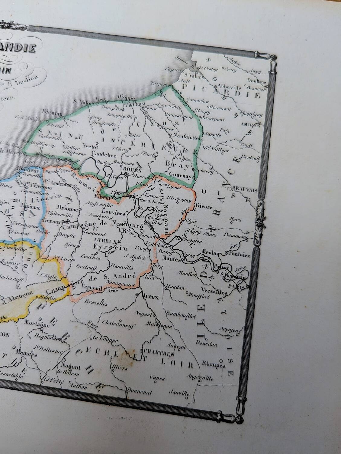 Printed in 1844, La Normandie.