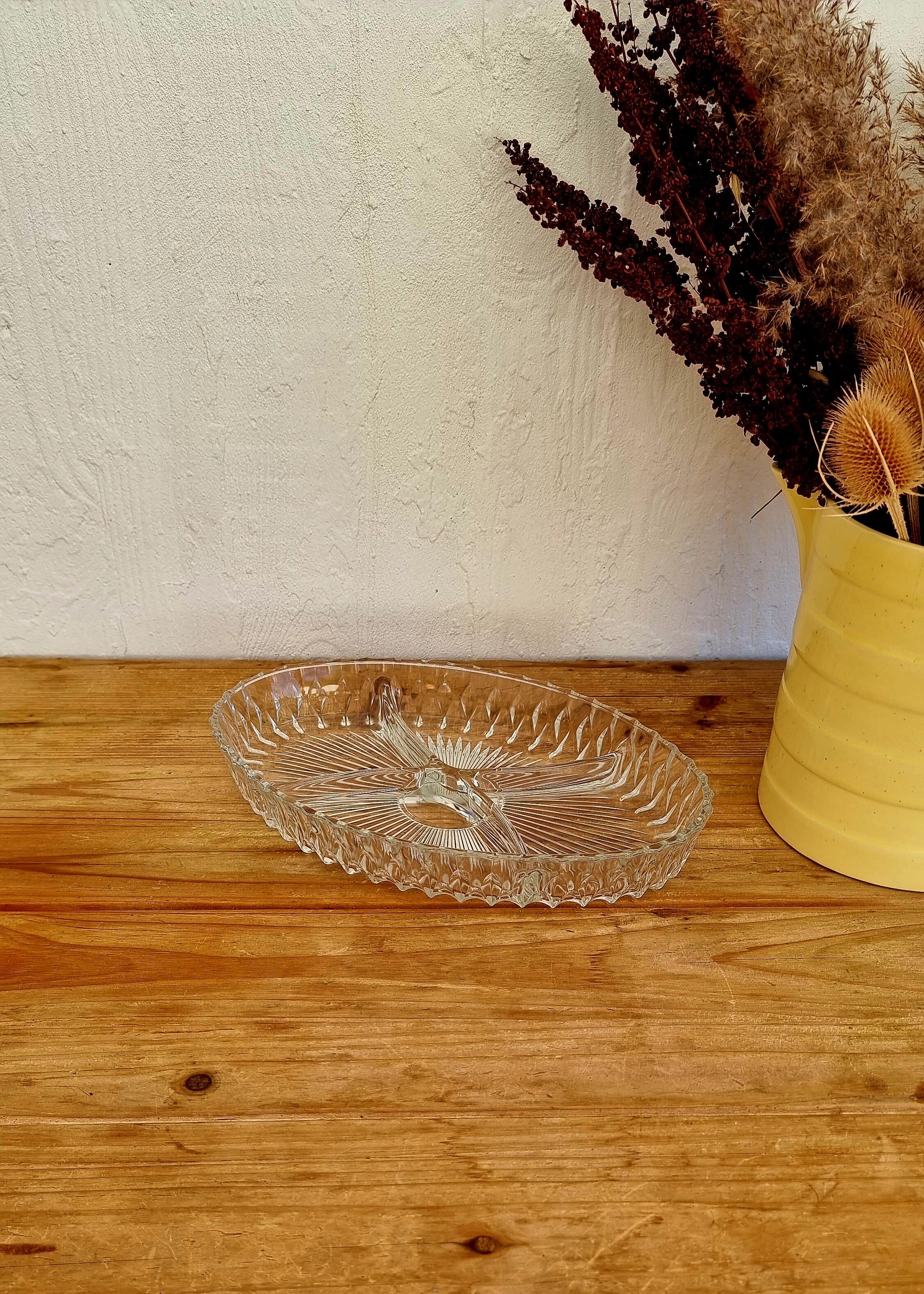 Vintage oval aperitif platter