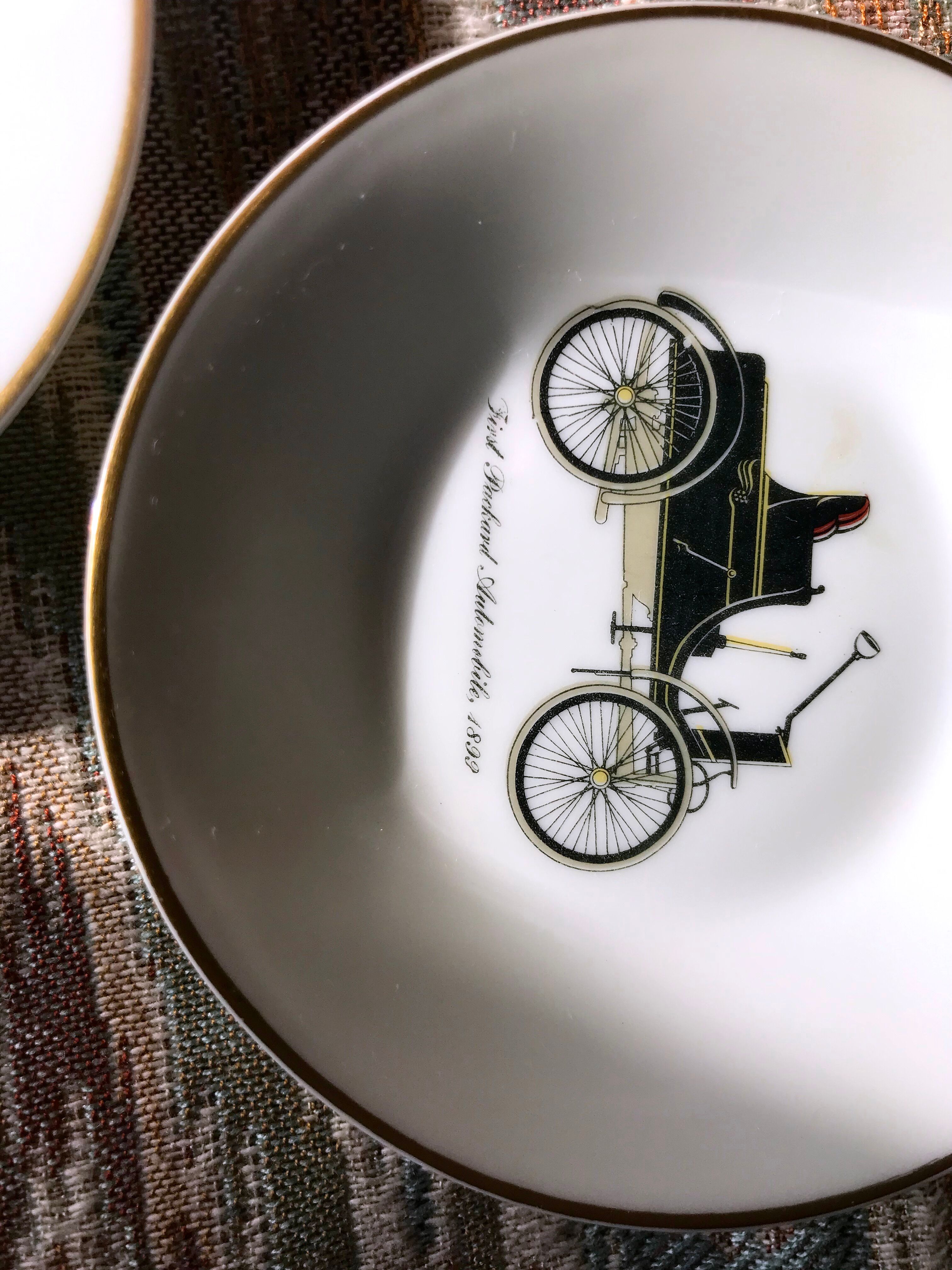 Vintage mocha service collection 6 cups cars real limoges porcelain of paris