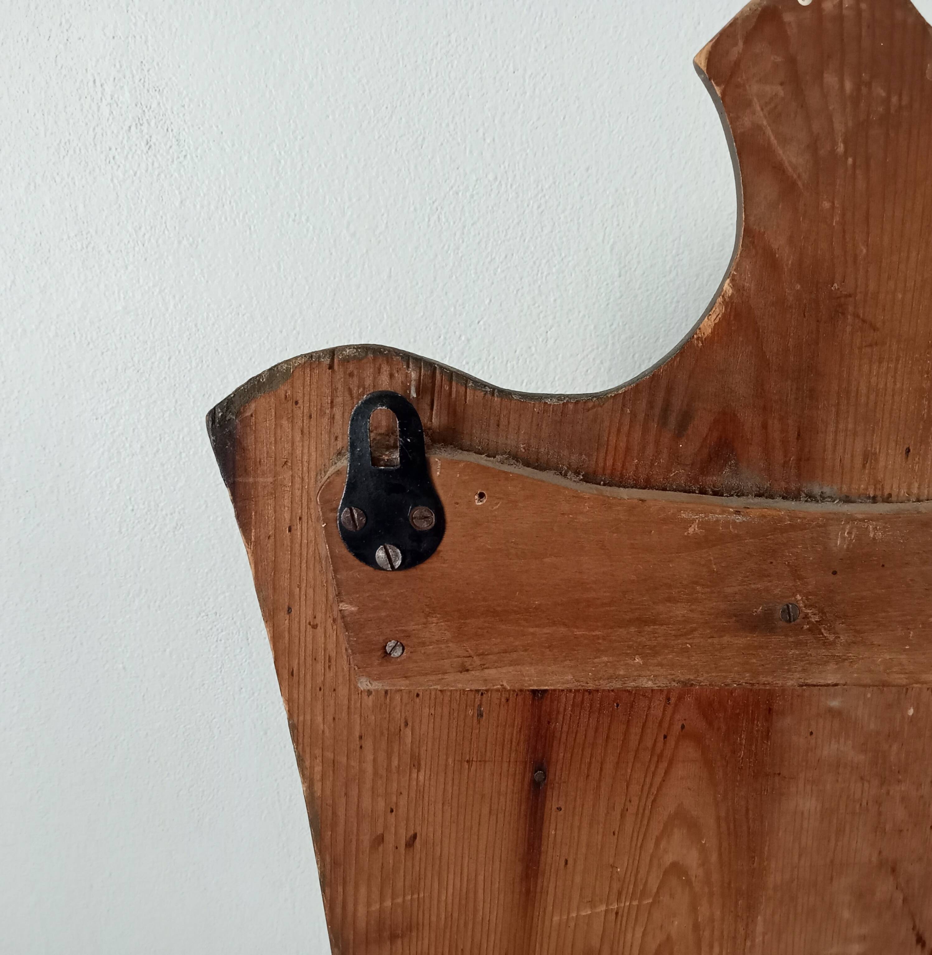 Antique wall cabinet folk art