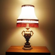 Ceramic lamp, Danish design, 1970s, production: Denmark
