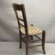 19th-century peasant chair restored – handmade Danish cord weaving
