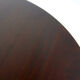 Restored Round Wooden Coffee Table, Czechoslovakia, 1970s