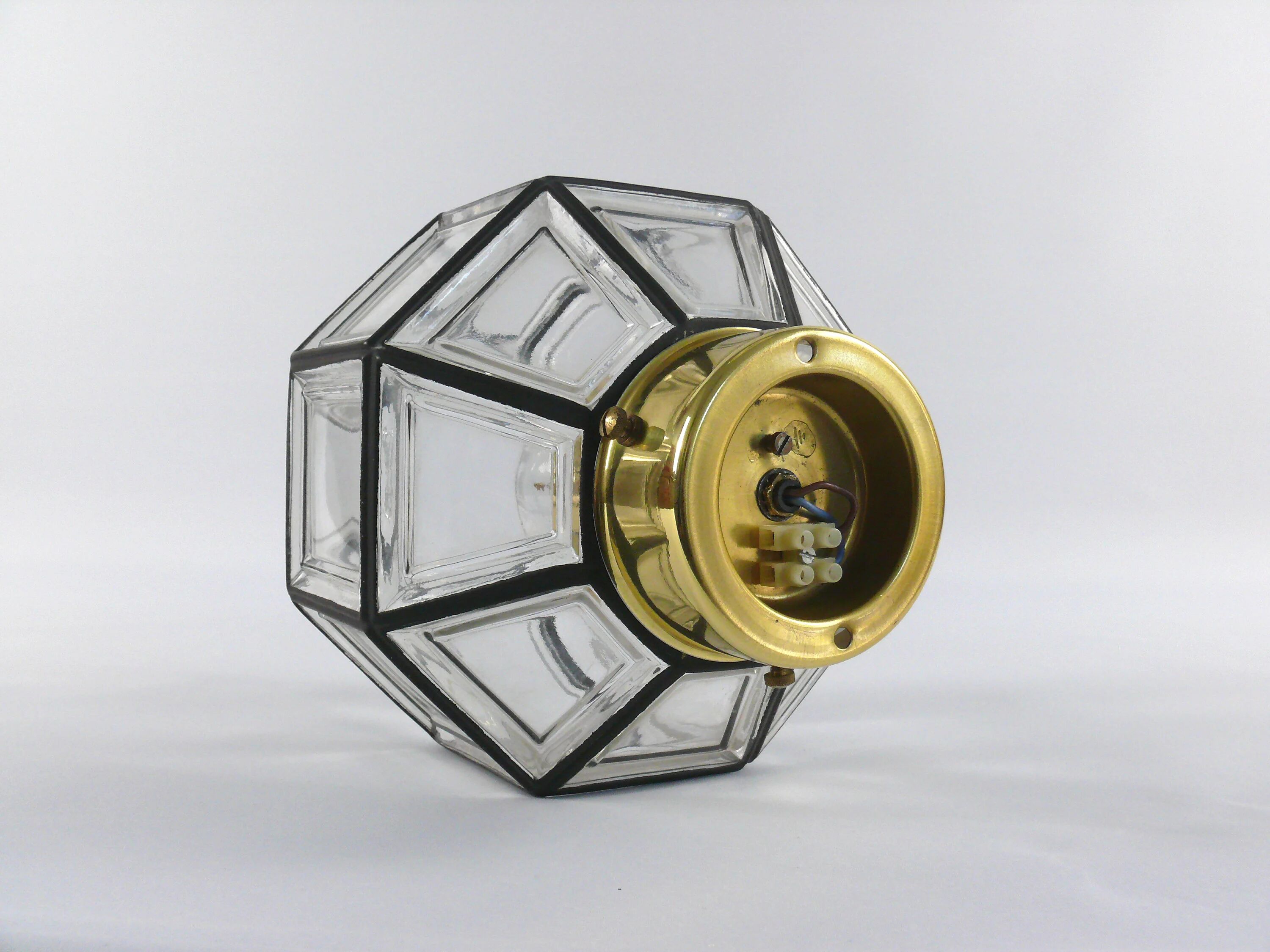 Hans-Agne Jakobsson ceiling lamp/wall light for Glashütte Limburg, 1970s, pendant, ceiling light