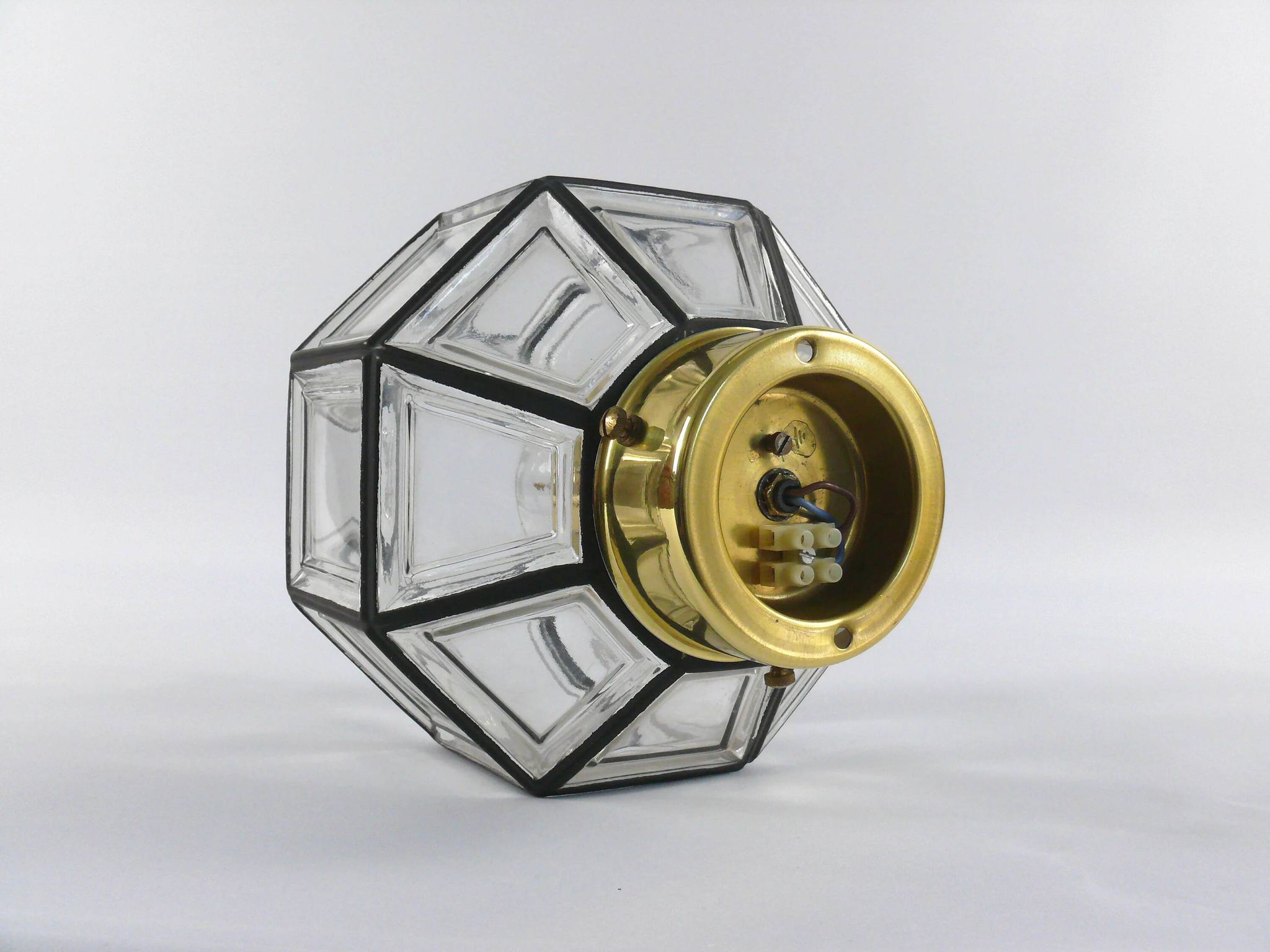 Hans-Agne Jakobsson ceiling lamp/wall light for Glashütte Limburg, 1970s, pendant, ceiling light