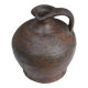 Cruche en terre- poterie d'art populaire ancienne