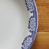 Ironware salad bowl "Capri" model Sarreguemines and Digoin art deco