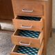 Vintage desk compass feet 1950 and its Baumann chair