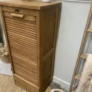oak curtain furniture / filing cabinet