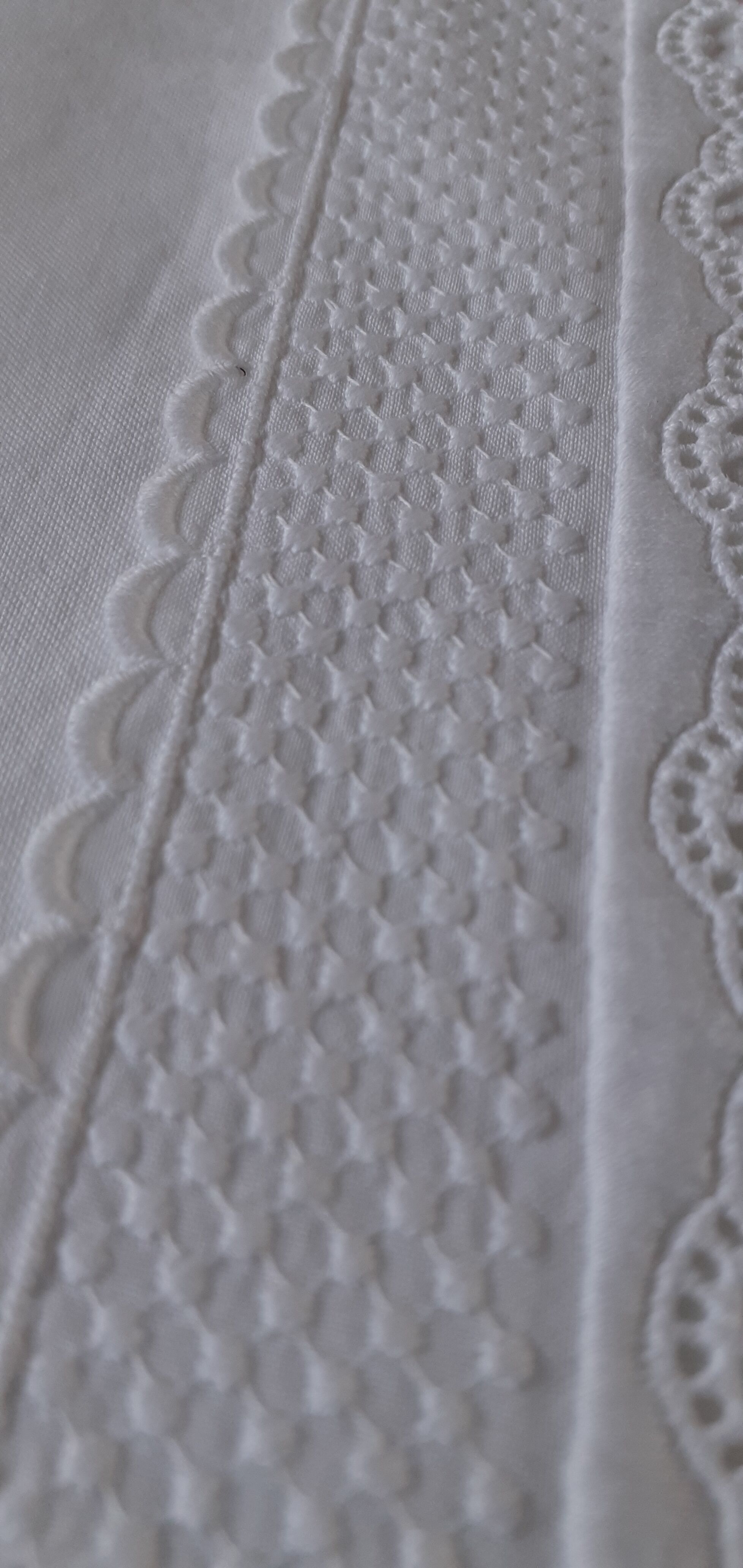 Drap coton blanc