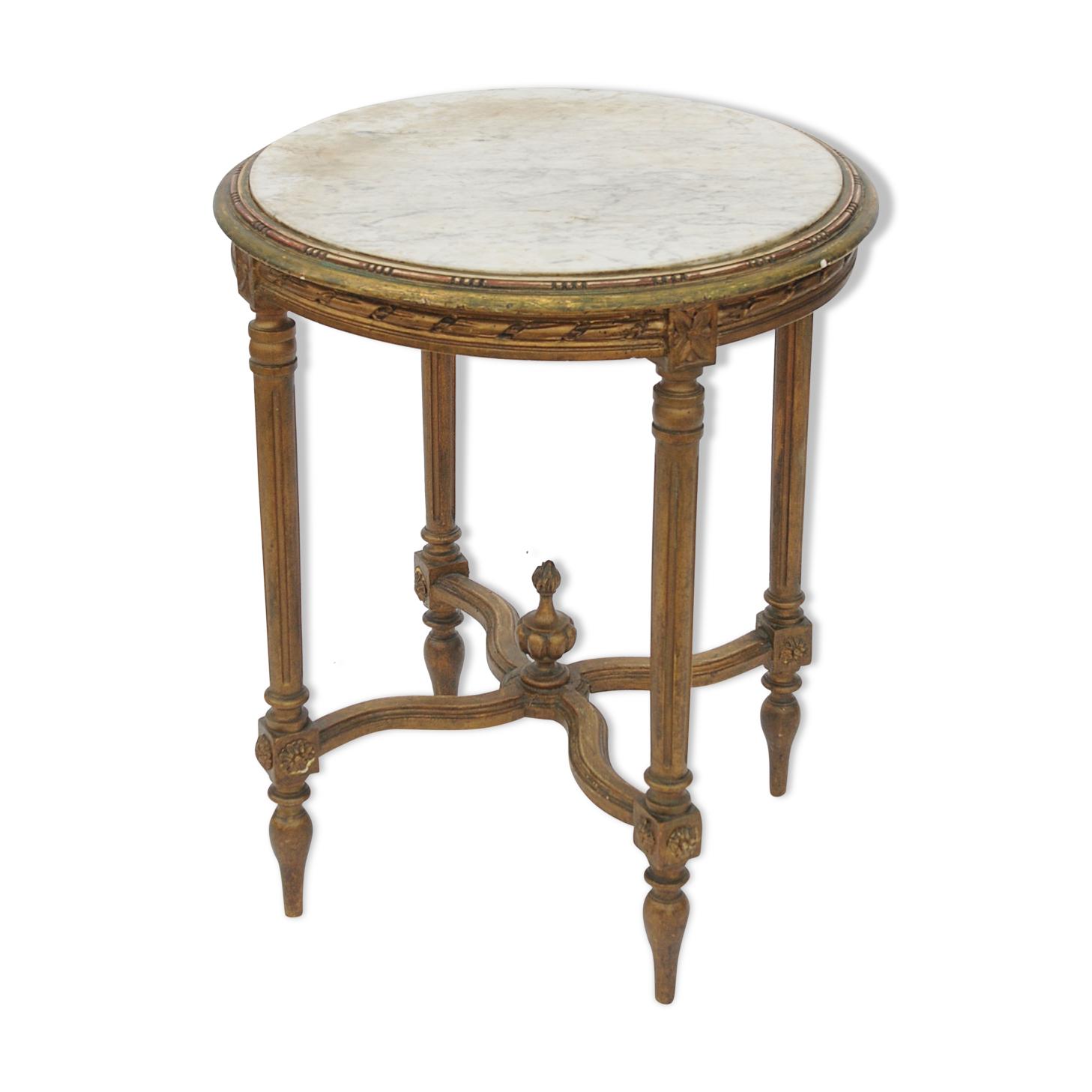 Louis XVI-style gilded wooden healing