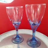 6 glasses on foot, Bormioli, Rocco
