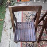 Pair of folding chairs from the 60s