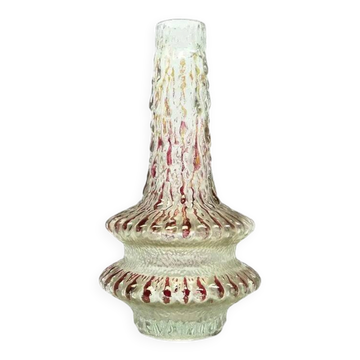 Mid-century modern vase, glass, Finland, 1970s