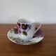 Porcelain Coffee Cup Bill Goldsmith Limoges "Victoria"