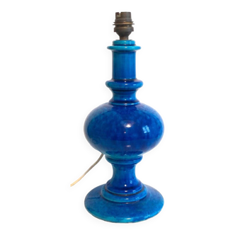 Blue Ceramic Lamp Base