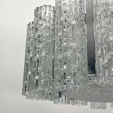 Set of two Mid-Century Murano glass element chandeliers. Italy 1960s