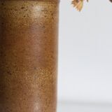 Vintage stoneware vase signed