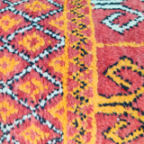 Coussin berbère orange rouge 30x55