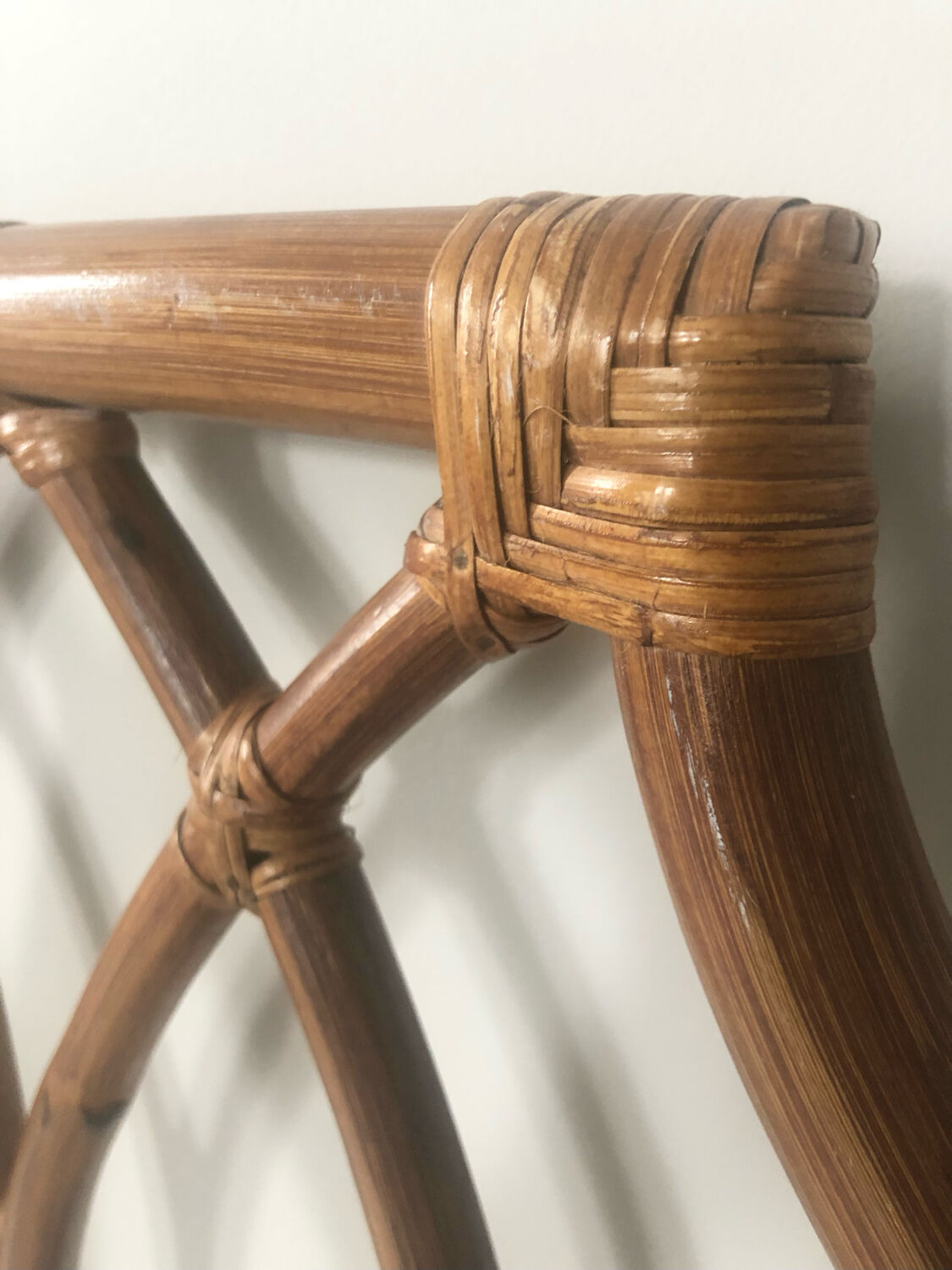 Rattan headboard 90 cm